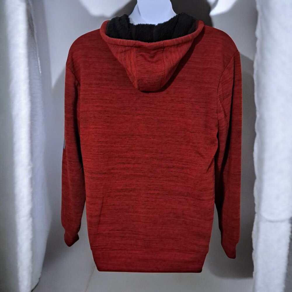 Men’s Ecko Unlimited Hooded Fleece Top Red  Large NWT - Picture 11 of 13